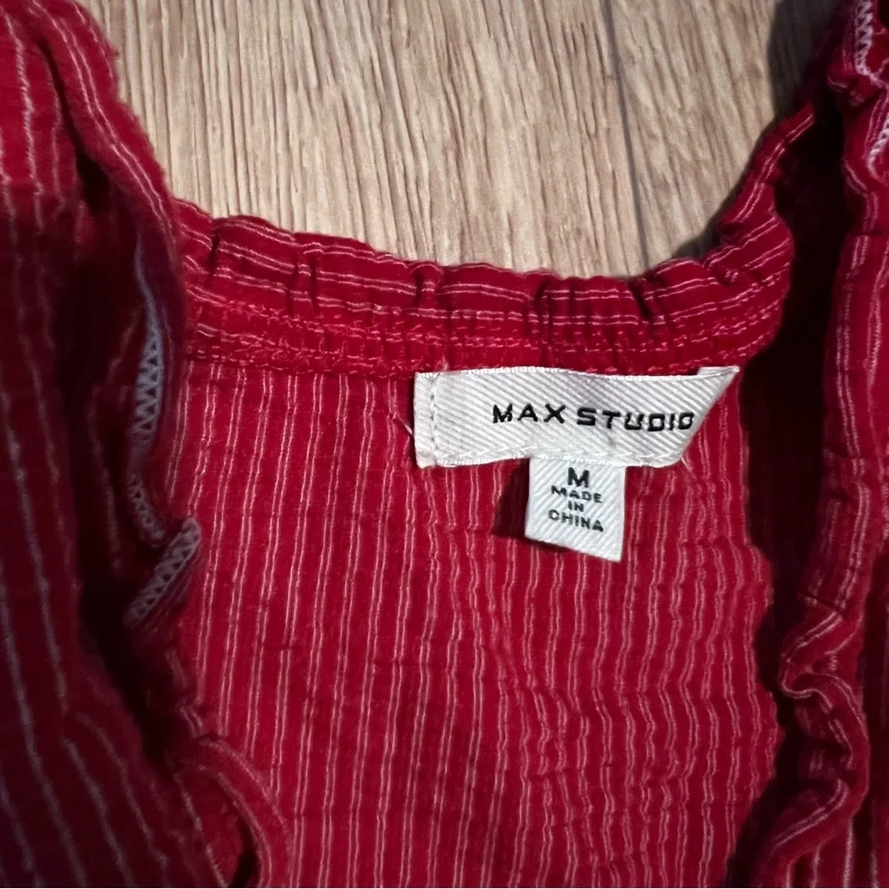 Red & White Striped Dress Max Studio - Picture 4 of 6
